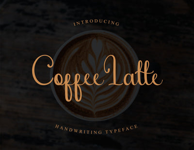 Coffee Latte Script Font inferno.studio3 