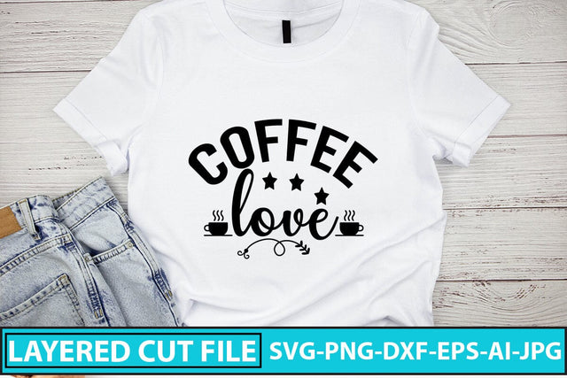 Coffee Love SVG Design SVG Syaman 