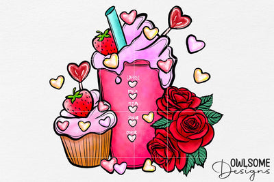Coffee Love Valentine Sublimation Sublimation Owlsome.Designs 