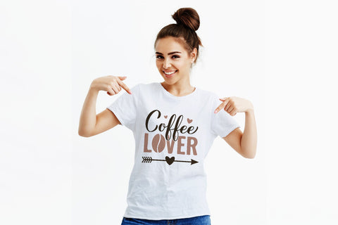 Coffee lover. Funny coffee quote SVG. Coffee shirt design SVG LaBelezoka 
