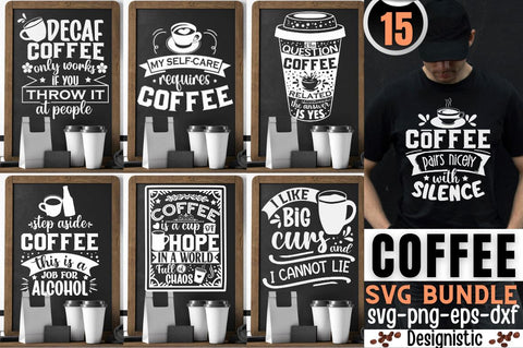 Coffee lover SVG Bundle, Coffee SVG Bundle, Coffee Bundle SVG DESIGNISTIC 
