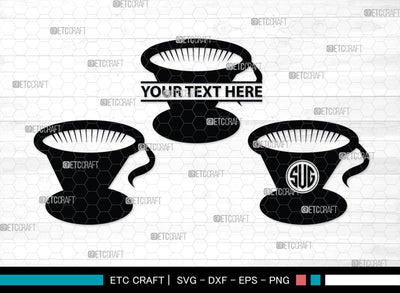 Coffee Maker Set Monogram, Coffee Maker Set Silhouette, Coffee Maker Set SVG, Coffee Maker Svg, Coffee Maker Set Svg, Coffee Svg, Coffee Maker Bundle, SB00167 SVG ETC Craft 