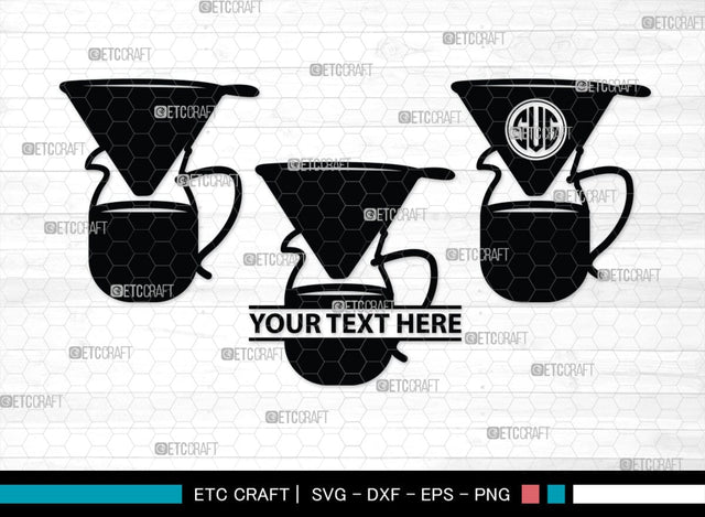 Coffee Maker Set Monogram, Coffee Maker Set Silhouette, Coffee Maker Set SVG, Coffee Maker Svg, Coffee Maker Set Svg, Coffee Svg, Coffee Maker Bundle, SB00167 SVG ETC Craft 
