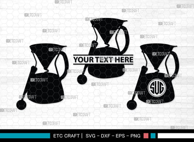 Coffee Maker Set Monogram, Coffee Maker Set Silhouette, Coffee Maker Set SVG, Coffee Maker Svg, Coffee Maker Set Svg, Coffee Svg, Coffee Maker Bundle, SB00167 SVG ETC Craft 
