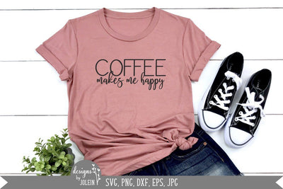Coffee makes me happy SVG Designs by Jolein 