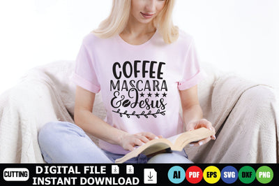 Coffee Mascara & Jesus SVG Shahin alam 