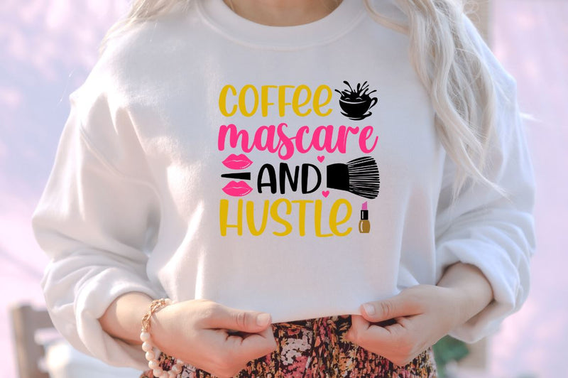 Coffee mascare and hustle SVG SVG DESIGNISTIC 