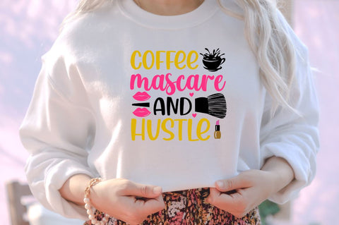Coffee mascare and hustle SVG SVG DESIGNISTIC 