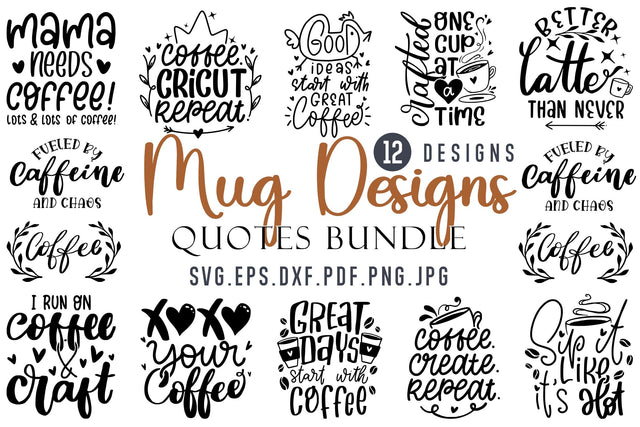 Coffee Mug Design SVG Bundle SVG dapiyupi store 