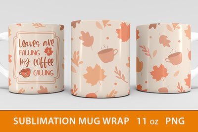 Coffee mug sublimation funny fall designs Sublimation KMarinaDesign 