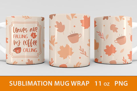 Coffee mug sublimation funny fall designs Sublimation KMarinaDesign 