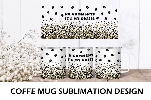 Coffee Mug Wrap Sublimation Design. Mug PNG 15 OZ. Sublimation Samaha Design 