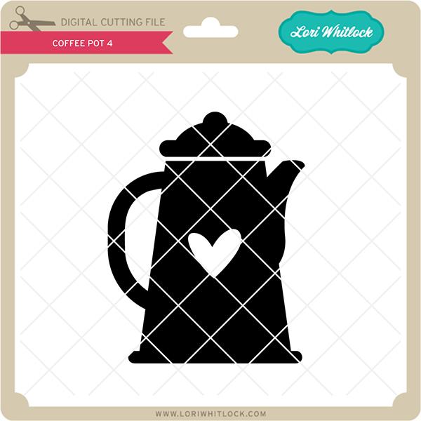 Coffee Pot 4 SVG Lori Whitlock 