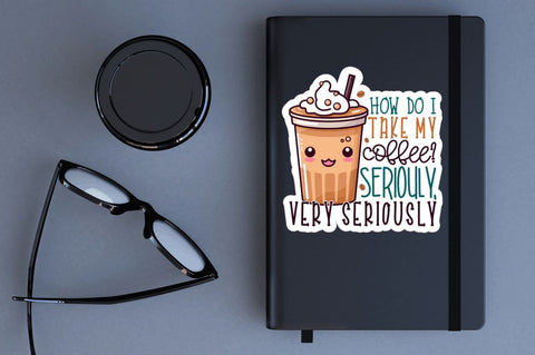 Coffee Printable Stickers Bundle Sublimation Regulrcrative 