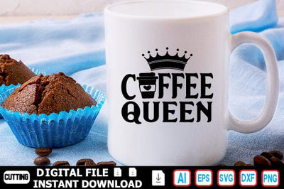 coffee queen SVG Craftlabsvg24 