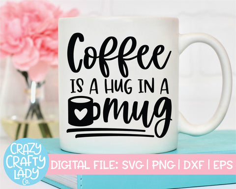 Coffee Quote | Funny Caffeine SVG Cut File Bundle SVG Crazy Crafty Lady Co. 