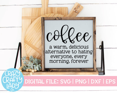 Coffee Quote | Funny Caffeine SVG Cut File Bundle SVG Crazy Crafty Lady Co. 