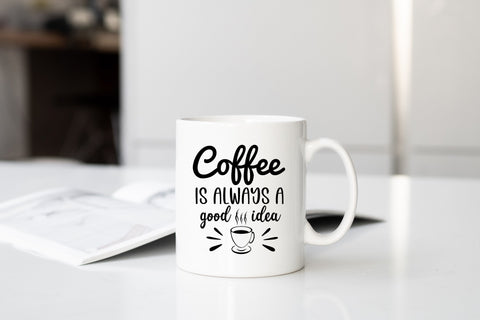 Coffee Quote SVG Bundle - 25 Designs, Coffee Sayings SVG, Coffee Cut Files SVG HappyDesignStudio 