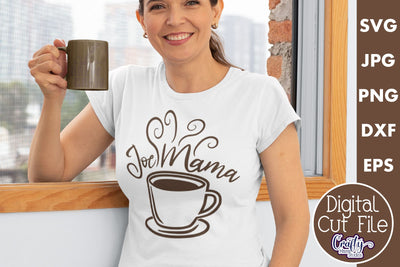 Coffee Quote Svg | Joe Mama Mug Design SVG Crafty Mama Studios 