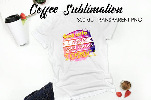 Coffee Quotes Sublimation | Funny T Shirt Designs | Coffee PNG Sublimation Fly Design 