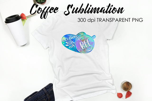 Coffee Quotes Sublimation | Funny T Shirt Designs | Coffee PNG Sublimation Fly Design 