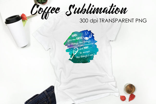 Coffee Quotes Sublimation | Funny T Shirt Designs | Coffee PNG Sublimation Fly Design 