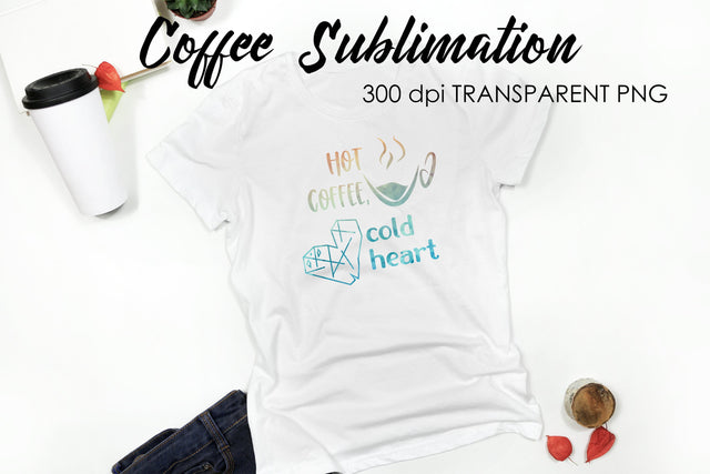 Coffee Quotes Sublimation | Funny T Shirt Designs | Coffee PNG Sublimation Fly Design 