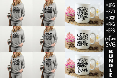 Coffee Quotes SVG Bundle SVG md faruk hossain 