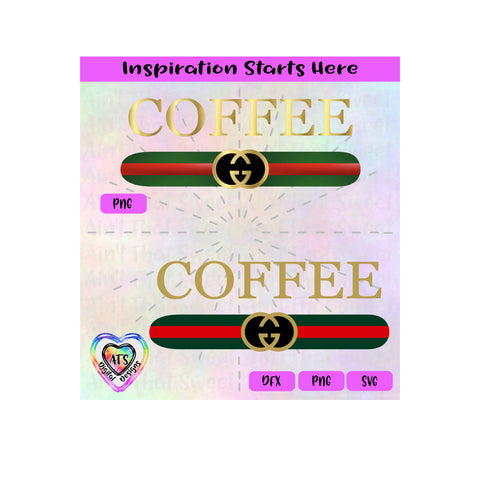 Coffee | Red and Green Stripes - Transparent PNG SVG DXF - Silhouette, Cricut, ScanNCut SVG Aint That Sweet 