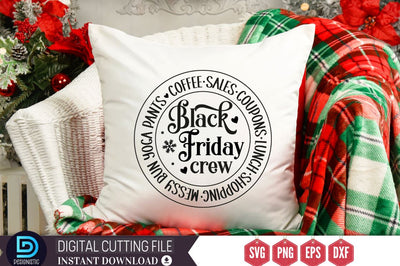 Coffee sales coupons lunch shopping messy bun yoga pants Black friday crew SVG SVG DESIGNISTIC 
