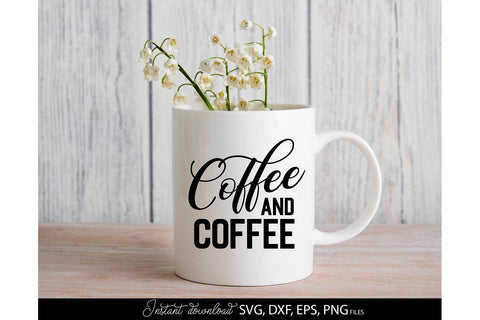 Coffee Saying SVG Bundle | Coffee Wall Decoration Bundle SVG | Home Decor SVG March Design Studio 