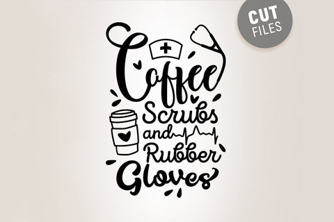 Coffee Scrubs and Rubber Gloves SVG SVG VectorSVGdesign 