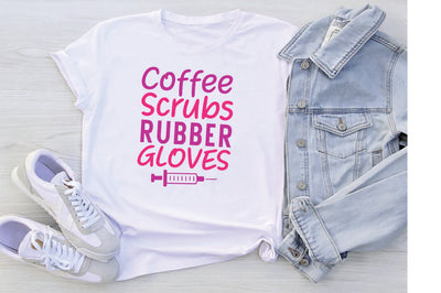 Coffee Scrubs Rubber Gloves SVG SVG Creativeart88 