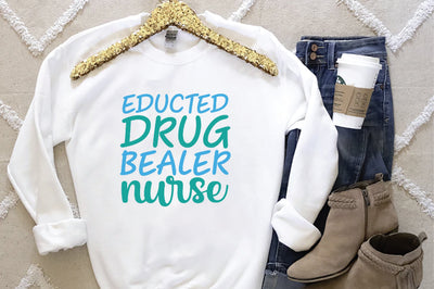 Coffee Scrubs Sanity Nurse Life SVG SVG Creativeart88 