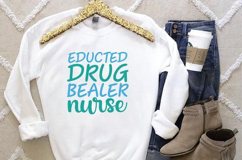 Coffee Scrubs Sanity Nurse Life SVG SVG Creativeart88 