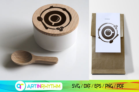 Coffee shop logo SVG Artinrhythm shop 