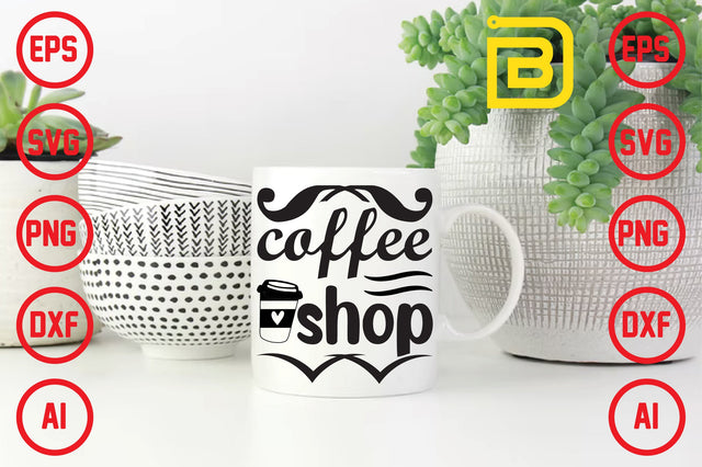 coffee shop SVG Craftlabsvg24 