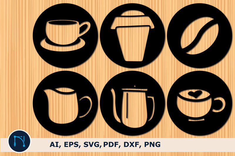 Coffee Sign Metal Wall Art SVG bundle SVG MD JOYNAL ABDIN 