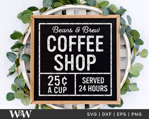 Coffee Signs SVG Bundle | Coffee Lover Cut Files SVG Wood And Walt 
