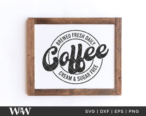 Coffee Signs SVG Bundle | Coffee Lover Cut Files SVG Wood And Walt 
