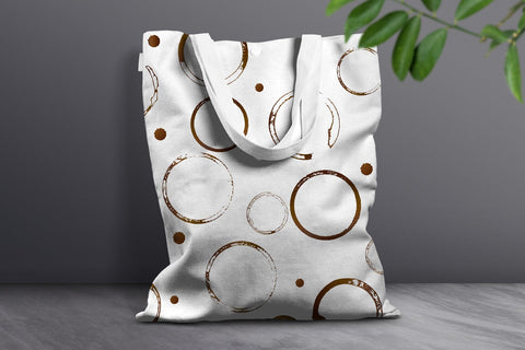 Coffee stains and drops seamless pattern digital paper Digital Pattern LaBelezoka 