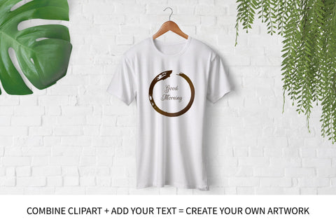 Coffee Stains and Splashes Bundle. Sublimation, vector Sublimation LaBelezoka 