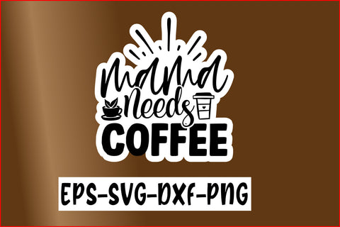 Coffee Sticker design Bundle SVG CraftingStudio 