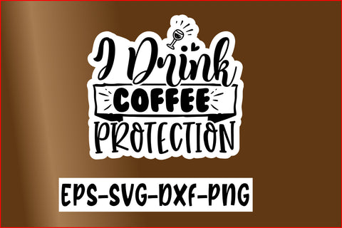 Coffee Sticker design Bundle SVG CraftingStudio 