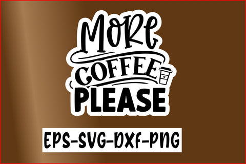 Coffee Sticker design Bundle SVG CraftingStudio 