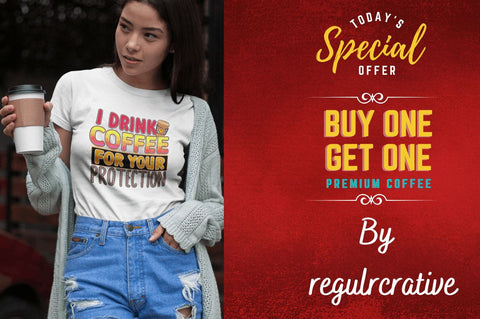 Coffee Sublimation Bundle SVG Regulrcrative 