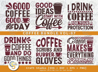 Coffee SVG Bundle, Caffeine Svg, Coffee Time Svg, Coffee Obsessed Svg, Coffee Quotes, Coffee Cutting File SVG ETC Craft 