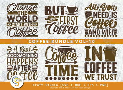 Coffee SVG Bundle, Caffeine Svg, Coffee Time Svg, Coffee Obsessed Svg, Coffee Quotes, Coffee Cutting File SVG ETC Craft 