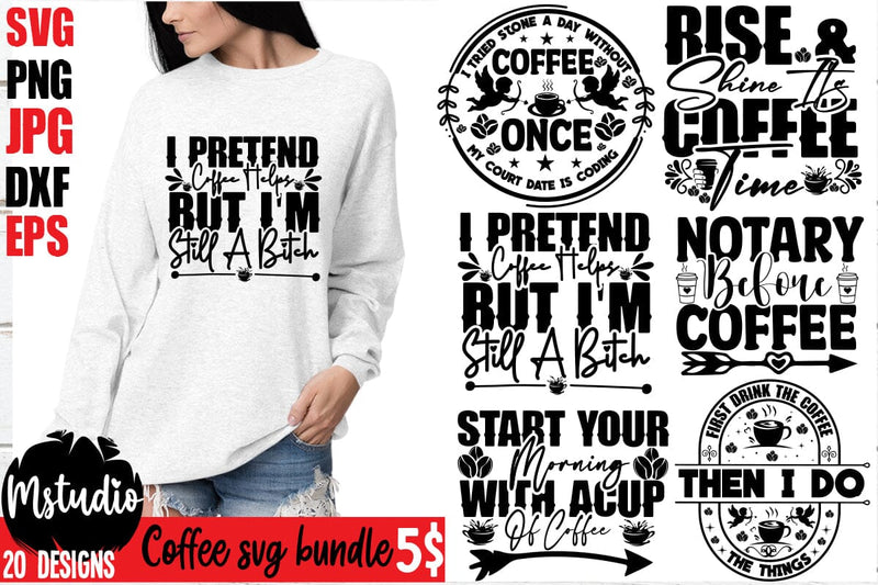 Coffee SVG Bundle, Coffee Before Talkie PNG Quotes ,Coffee SVG Bundle,Funny Coffee SVG, SVG MStudio 