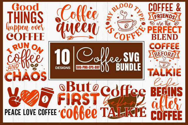 Coffee SVG Bundle, Coffee Bundle SVG DESIGNISTIC 